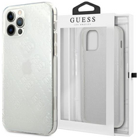 Guess GUHCP12L3D4GTR iPhone 12 Pro Max 6,7" transparent hardcase 4G 3D Pattern Collection