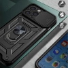 Hybrid Armor Camshield etui iPhone 13 Pro Max pancerny pokrowiec z osłoną na aparat niebieskie