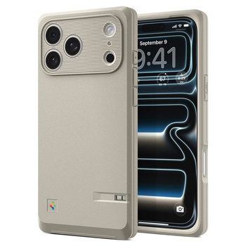 Spigen Classic LS MagSafe, stone - iPhone 17 Pro