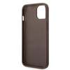 Guess GUHCP15MG4GFBR iPhone 15 Plus 6.7" brązowy/brown hard case 4G Metal Gold Logo
