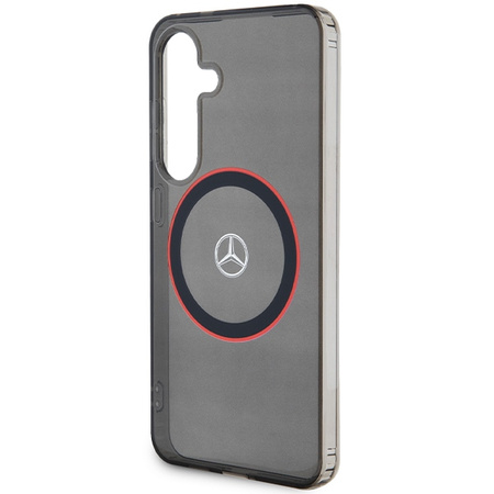 MERCEDES ETUI HARDCASE DO SAMSUNG S24 S921 DO MAGSAFE DOUBLE LAYER CZARNY