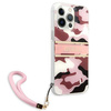 Guess GUHCP13LKCABPI iPhone 13 Pro / 13 6,1" różowy/pink hardcase Camo Strap Collection