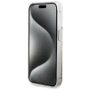 Etui Guess Liquid Glitter Gold Stripes na iPhone 15 Pro Max - przezroczyste