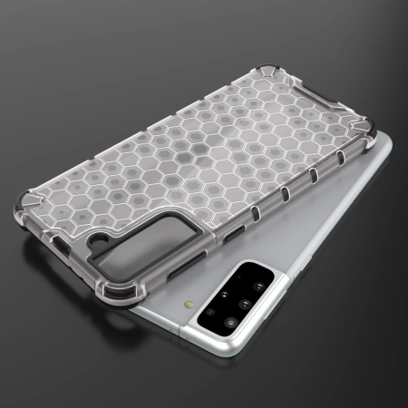 HURTEL POKROWIEC HONEYCOMB DO SAMSUNG GALAXY S22 Z OCHRONĄ I ŻELOWĄ RAMKĄ