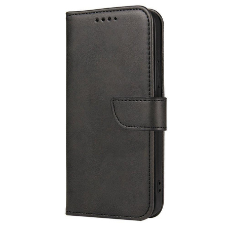 Magnet Case elegancki futerał etui pokrowiec z klapką i funkcją podstawki OnePlus Nord CE 5G czarny