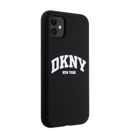 DKNY ETUI HARDCASE DO IPHONE 11 XR 6.1 Z LIQUID SILICONE DO MAGSAFE BIAŁE