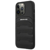 AMG AMHCP14LGSEBK iPhone 14 Pro 6,1" czarny/black hardcase Leather Debossed Lines