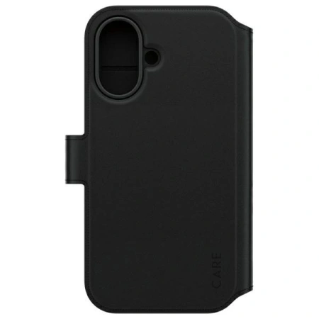 Etui CARE by PanzerGlass Feature Tango 2in1 Wallet MagSafe na iPhone 16 - czarne
