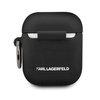 Etui Karl Lagerfeld Silicone Ikonik na AirPods 1/2 - czarne