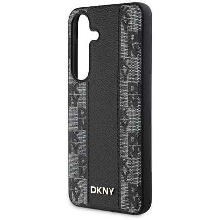 DKNY ETUI DO MAGSAFE DO SAMSUNG GALAXY S25 LEATHER CHECKERED PATTERN