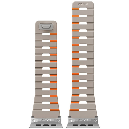 Pasek Skinarma Gemini do Apple Watch     49/46/45/44 mm szary