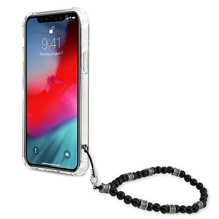 Guess GUHCP12LKPSBK iPhone 12 Pro Max 6,7"  Transparent hardcase Black Pearl