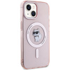 KARL LAGERFELD KLHMP15SHFCCNOP ETUI HARDCASE DO IPHONE 15 14 13 DO MAGSAFE