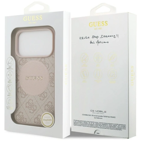 GUESS ETUI 4G CIRCLE CLASSIC LOGO DO IPHONE 17 PRO MAGSAFE POKROWIEC