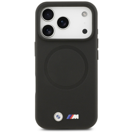 Etui BMW M FW Metal Logo MagSafe do      iPhone 17 Pro czarny