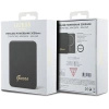 Powerbank indukcyjny Guess MagSafe Metal Script Logo 5W 3000mAh - czarny