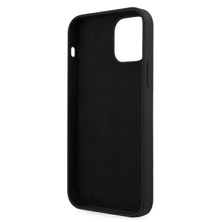 Guess GUHCP12SLSVSBW iPhone 12 mini 5,4" czarno biały/black white hardcase Silicone Vintage