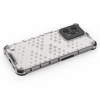 Honeycomb etui pancerny pokrowiec z żelową ramką Realme C31 przezroczysty