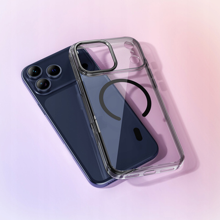 INNOSTYLE ETUI MAGNETYCZNE CASE WZMOCNIONE DO MAGSAFE IPHONE 17 SREBNE