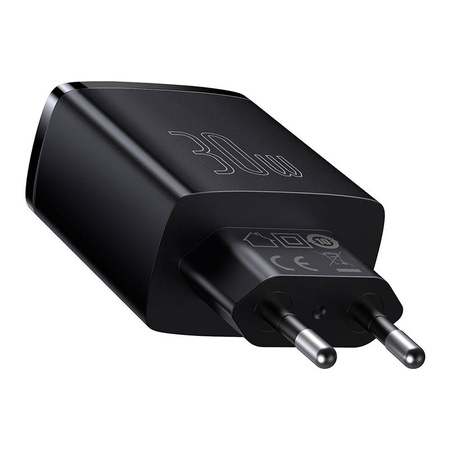BASEUS ŁADOWARKA SIECIOWA QUICK CHARGER 2XUSB USB-C PD 30W 3A DO TELEFONÓW