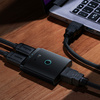 Adapter HDMI 2w1 4K 60Hz dwukierunkowy z wbudowanym kablem 1m Baseus AirJoy - czarny