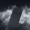 Nillkin Synthetic Fiber S Case etui iPhone 14 Pro z osłoną na aparat czarny