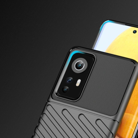 HURTEL THUNDER CASE ETUI DO XIAOMI 12 12X Z ELASTYCZNYM PANCERNYM POKROWCEM