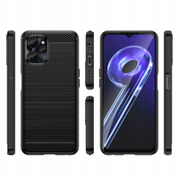 HURTEL CARBON CASE ETUI DO REALME 10 5G REALME 9I 5G ELASTYCZNY SILIKONOWY