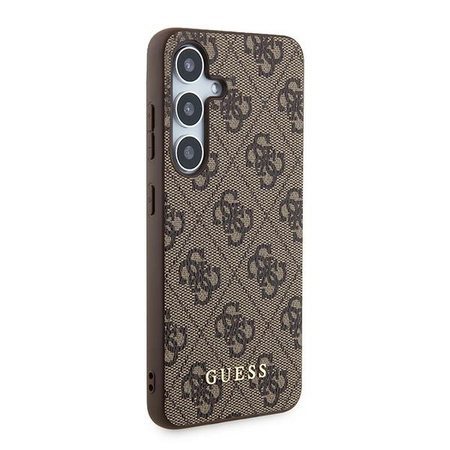 GUESS ETUI POKROWIEC HARDCASE Z LOGO ZŁOTYM METALOWYM DO SAMSUNG A35 A356