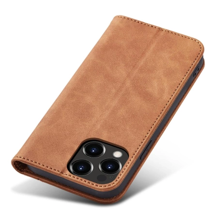 HURTEL MAGNET FANCY CASE DO IPHONE 13 PRO MAX ETUI Z PORTFELEM I PODSTAWKĄ