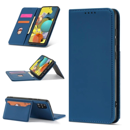 HURTEL ETUI MAGNETYCZNE DO SAMSUNG GALAXY A13 5G POKROWIEC NA KARTY I STAND