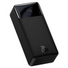 Baseus Bipow powerbank z szybkim ładowaniem 30000mAh 20W czarny (Overseas Edition) + kabel USB-A - Micro USB 0.25m czarny (PPBD050401)