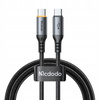 MCDODO KABEL USB-C USB-C SZYBKIE ŁADOWANIE USB TYP C 100W 1M POWER OFF LED