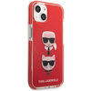 Karl Lagerfeld KLHCP13STPE2TR iPhone 13 mini 5,4" hardcase czerwony/red Karl&Choupette Head