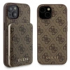 Zestaw Guess GUBPM5P15S4GEMGW iPhone15 6.1 hardcase + Powerbank 5000mAh MagSafe brązowy/brown 4G Metal Logo