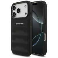 MERCEDES ETUI AMG LEATHER DEBOSSED LINES LOGO DO IPHONE 17 PRO LUKSUSOWE