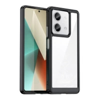 Etui Outer Space Case z żelową ramką do Xiaomi Redmi Note 13 5G - czarne