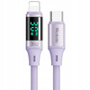 MCDODO USB-C LIGHTNING 36W 2M DISPLAY CABLE FOR IPHONE 14 PURPLE