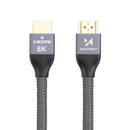 WOZINSKY KABEL HDMI 2.1 8K 60HZ 48GBPS DO TELEWIZORÓW 5M ZASTOSOWANIE 4K