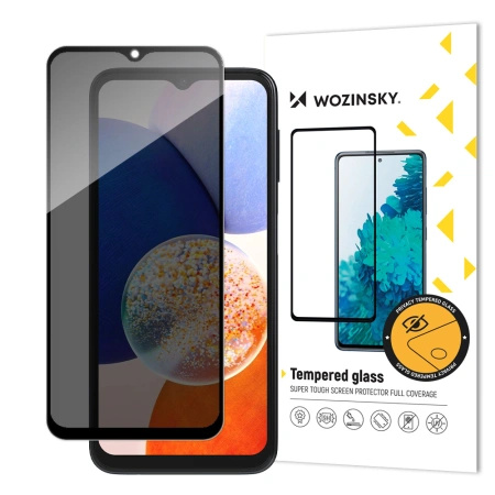 WOZINSKY SZKŁO HARTOWANE PRIVACY DO SAMSUNG GALAXY A14 5G FILTR PRYWATNOŚCI