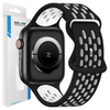 BELINE PASEK SILIKONOWY DO APPLE WATCH 42 44 45 49MM NEW SPORT CZARNY BIAŁY