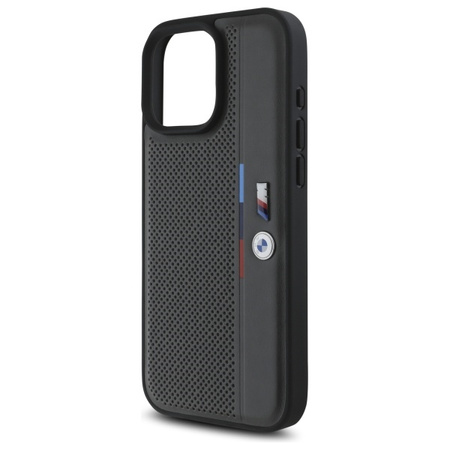 BMW CASE DO IPHONE 16 PRO 6.3 HARDCASE Z TRICOLORE DETAIL LINE PERFOROWANE
