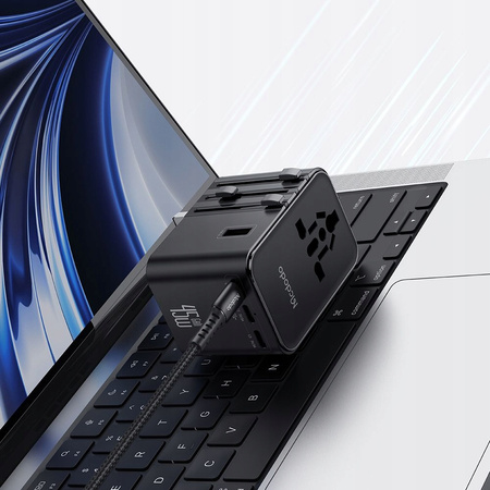 MCDODO 2W1 ŁADOWARKA ADAPTER PODRÓŻNY PRZEJŚCIÓWKA ANGIELSKA UK EU US 45W