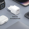 USAMS ŁADOWARKA SIECIOWA 1xUSB-C PD30W DO TELEFONÓW APPLE DO LIGHTNING