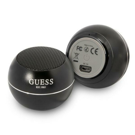 Etui Guess głośnik Bluetooth GUWSALGEK Speaker mini - czarne