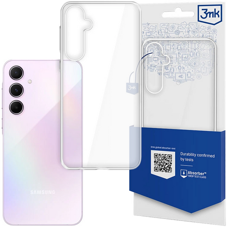 3MK CLEAR CASE ETUI DO SAMSUNG GALAXY A55 5G OCHRONA EKRANU I TYŁU TELEFONU