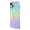 Guess GUHMP15MHITSQ iPhone 15 Plus 6.7" turkusowy/turquoise hardcase IML Iridescent MagSafe