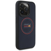 Red Bull RBHMP15X24PUILVR iPhone 15 Pro  Max 6.7 hardcase granatowy/navy Leather Red Ring MagSafe