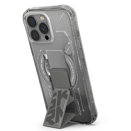 Skinarma etui Helio iPhone 16 Pro Max    6.9 Magnetic Charging + Grip Stand titanium
