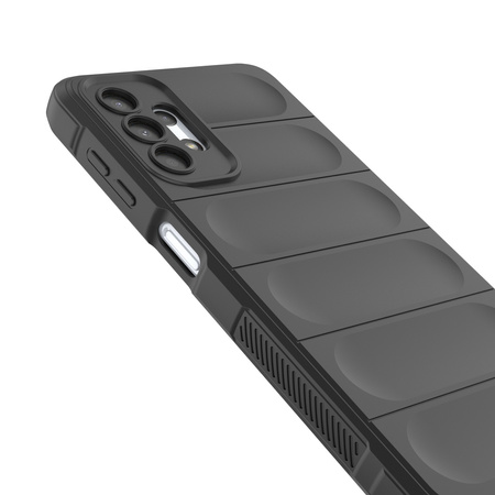 Magic Shield Case etui do Samsung Galaxy A13 5G elastyczny pancerny pokrowiec burgundowy